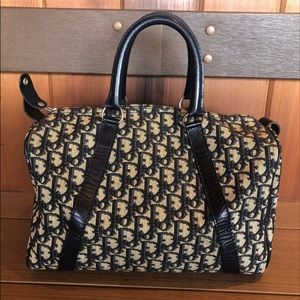 Vintage Christian Dior Trotter Canvas Speedy Bag